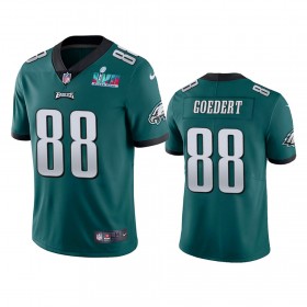 Camiseta Hombre NFL Philadelphia Eagles Dallas Goedert 88 Verde Super Bowl LVII Vapor Limited